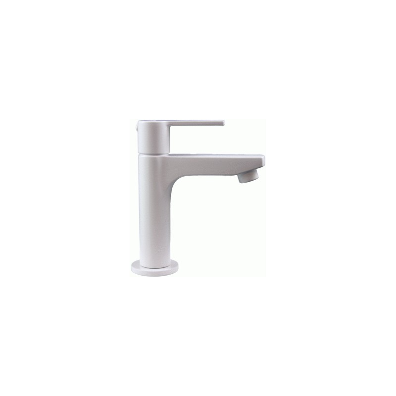 Paffoni Red Robinet lave-mains 1/2 (uniquement eau froide) Blanc opaque:  RED090BO