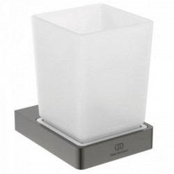 Ideal standard Conca Porte-gobelet+verre conception carrée