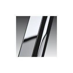 Novellini  Giada 1B porte pivotante vers la gauche    75-78 cm verre trempe transparent  profilé chrome: GIADN1B75S-1K