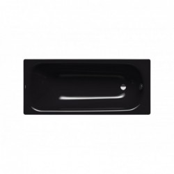 Kaldewei  baignoire acier émaillé   SANIFORM PLUS STAR Mod.333, 1600 x 750, noir,avec trous pour poignée