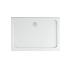 Receveur de douche MUSA Acrylique renforcé Rectangulaire 120x80 cm Blanc -  Oskab