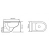 Geberit Pack Duofix Delta met Hangtoilet Ideal standard - Banio badkamer