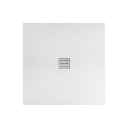 receveur de douche carré blanc mat acryl Banio 90x90x3.2cm
