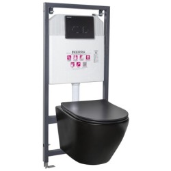 Ensemble de toilettes encastré Delos BLM/Pacific Black
